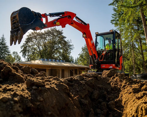 Peces de maquinària de construcció