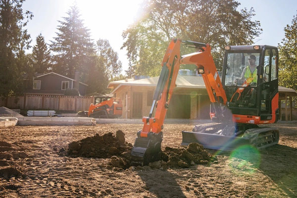 Àmbit d'aplicació de les petites excavadores